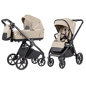 Універсальна коляска 2в1 CARRELLO Omega CRL-6540/1 Solar Beige Бежева
