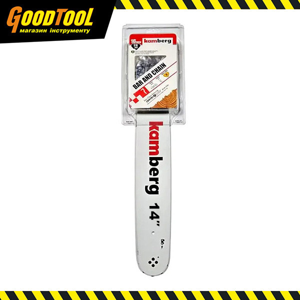 Комплект шина + ланцюг Kamberg 35см (14"), 3/8", 1,3мм, 50 ланок (502803)