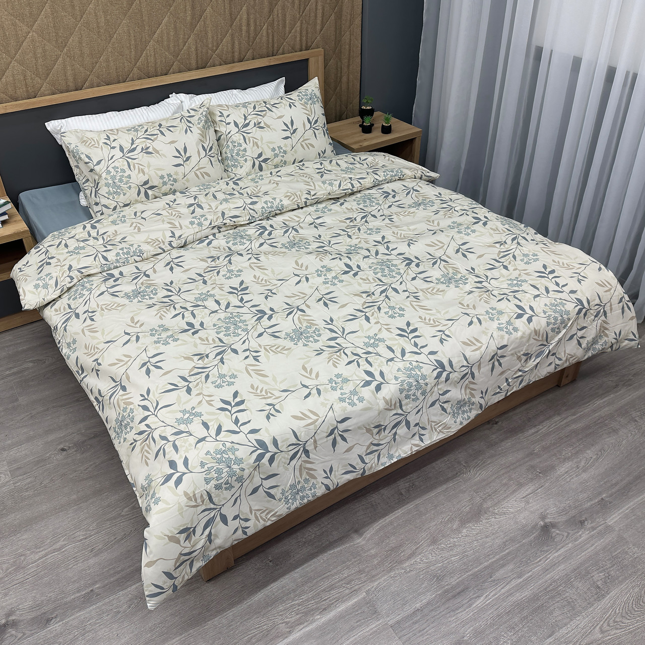 Комплект постільної білизни, Decorator Isadora з різнобарвним квітковим принтом