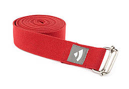 Ремінь для йоги Asana Belt Pro Bodhi червоний 300×3.8 см (BH)