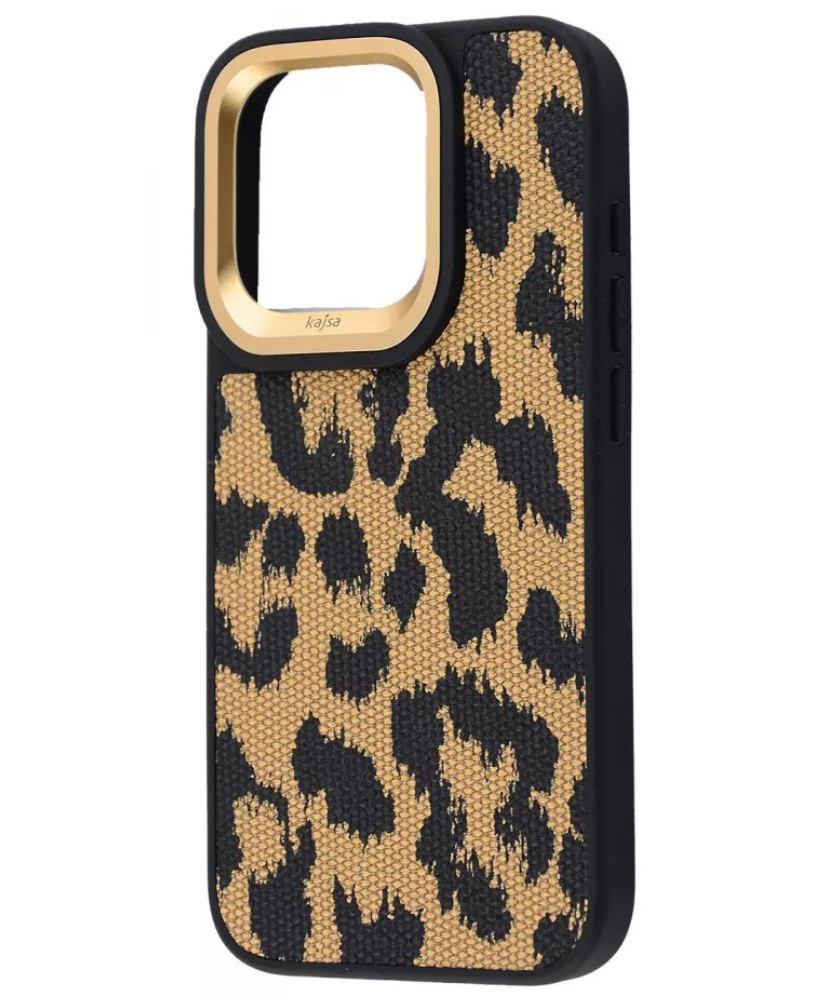 Леопардовий чохол Kajsa Glamorous для iPhone 15 Pro