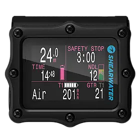 Декомпресиметр Shearwater Perdix 2, Колір:Black
