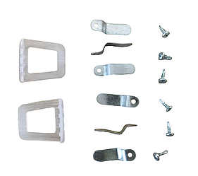 Кріплення москітної сітки внутрішньої з прозорими ручками під закатування для трикамерного профілю