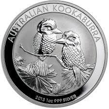 Срібна Монета Австралії 1 долар 2013 р. Кукабара