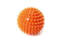 Масажний м'ячик Spiky Bodhi жовтогарячий 9 см