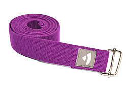 Ремінь для йоги Asana Belt від Bodhi фіолетовий 250x3.8 см (BH)