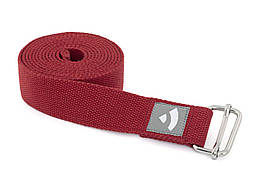 Ремінь для йоги Asana Belt від Bodhi бордовий 250x3.8 см (BH)