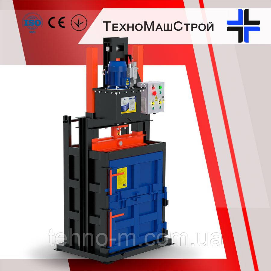 Прес для пет тари вторсировини ПМК-10 ОПТІ (220В)