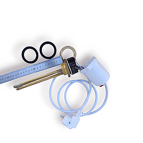 Тен 1200 Вт для Умивальника, в комплекті з проводом, захисним ковпаком та сигнальною лампою.