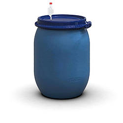 Бочка для бродіння , герметична 130 л з винним клапаном S-подібний