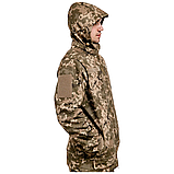 Куртка тактична Tactic Softshell водозахисна софтшел Tactic Softshell 505SQUARE в кльорі ММ14 піксель ЗСУ, фото 5