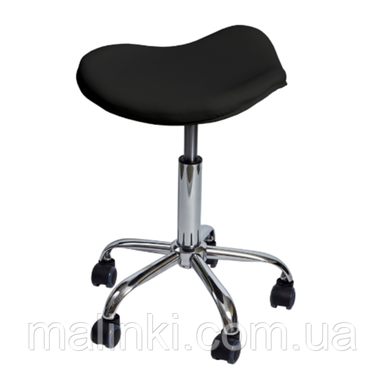 Стілець для майстра без спинки, модель 116, чорний, фото 1