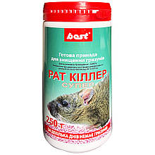 Родентицид для знищення щурів і мишей «Рат Кіллер» (Rat Killer), 250 г, від BEST-PEST, Польща