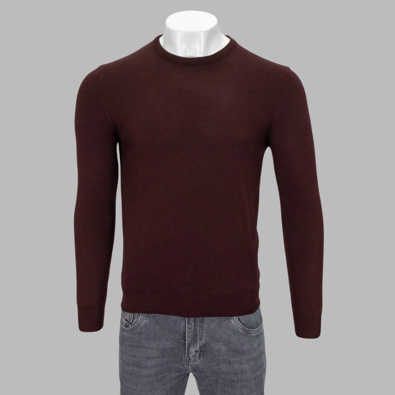 Реглан чоловічий Tony Montana T1001 K.BORDO 50% бавовна 50% акрил L(Р), фото 1