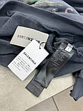 Худі Balenciaga Paris Liberty толстовка чоловіча сіра з капюшоном, фото 7