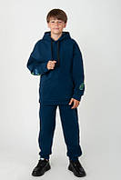 Теплий синій костюм для хлопчиків підлітків Тм Авекс розмір 158см
