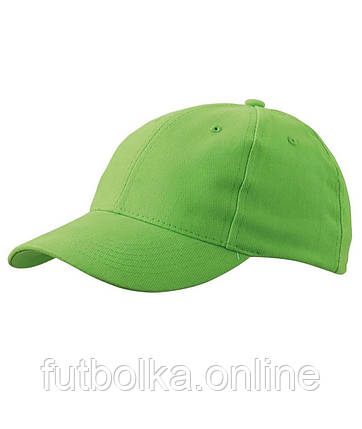 Зелений Лайм кепка жіноча з глибокою посадкою 6 Panel Cap laminated Myrtle Beach, фото 1