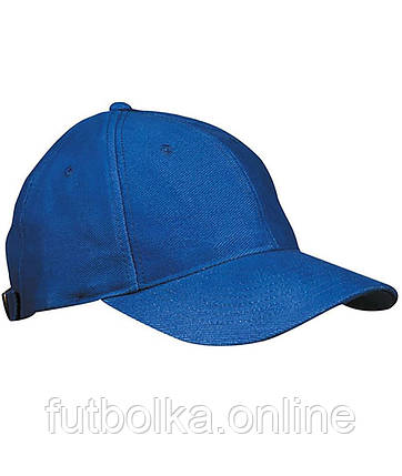 Яскраво-Синя кепка жіноча з глибокою посадкою 6 Panel Cap laminated Myrtle Beach, фото 1