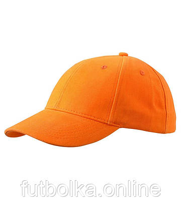 Помаранчева жіноча кепка під нанесення 6 Panel Cap Low-Profile Myrtle Beach, фото 1