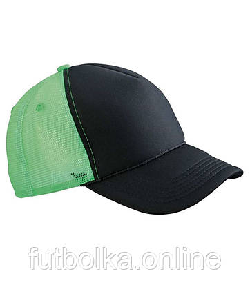 Чорна кепка жіноча сітка 5 Panel Retro Mesh Cap Myrtle Beach, фото 1