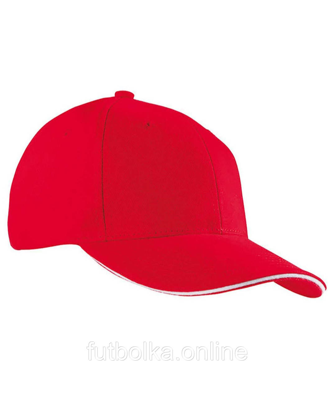 Червона кепка жіноча спортивна 6 Panel Sandwich Cap Myrtle Beach