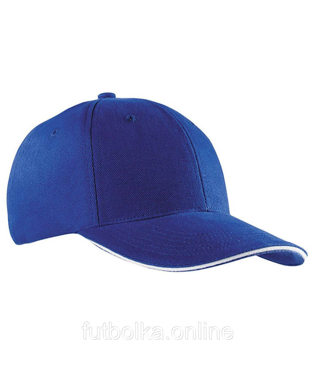 Яскраво-Синя кепка жіноча спортивна 6 Panel Sandwich Cap Myrtle Beach