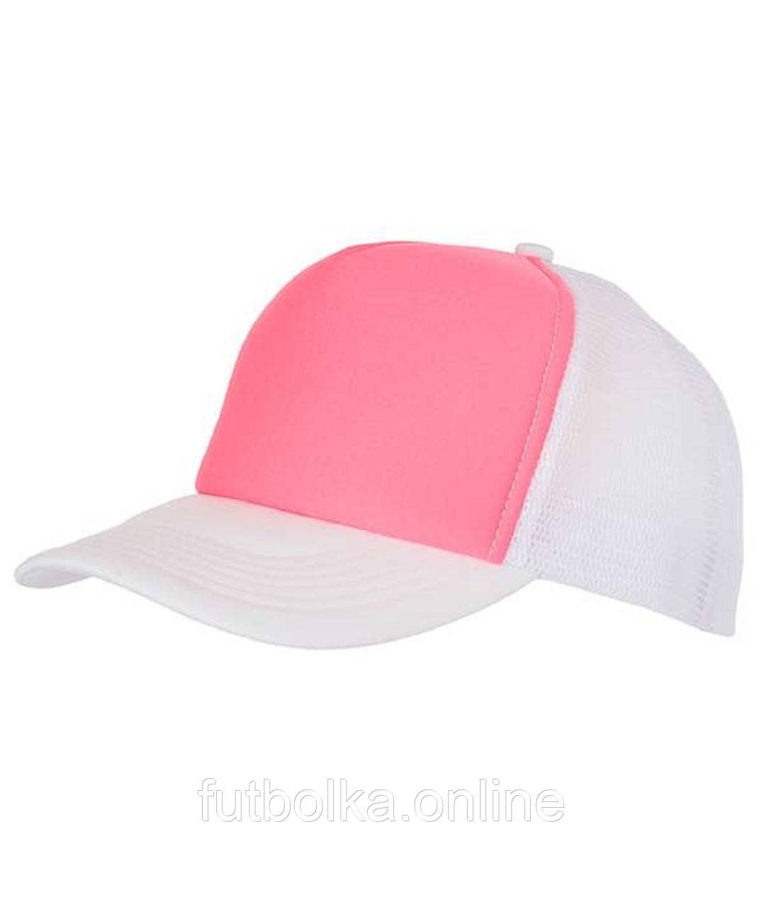 Малинова жіноча кепка з сіткою 5 Panel Polyester Mesh Cap Myrtle Beach