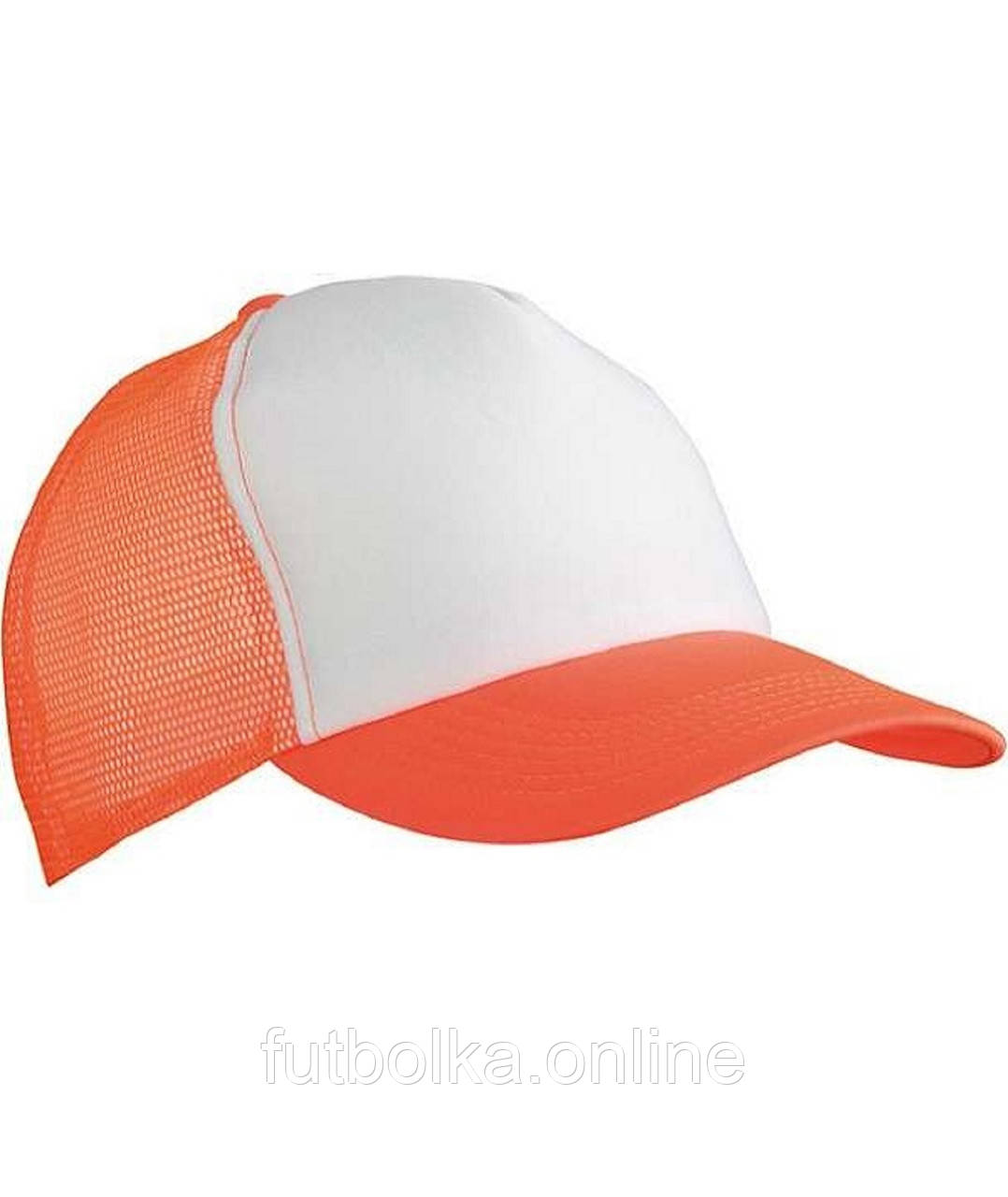 Біла жіноча кепка з сіткою 5 Panel Polyester Mesh Cap Myrtle Beach