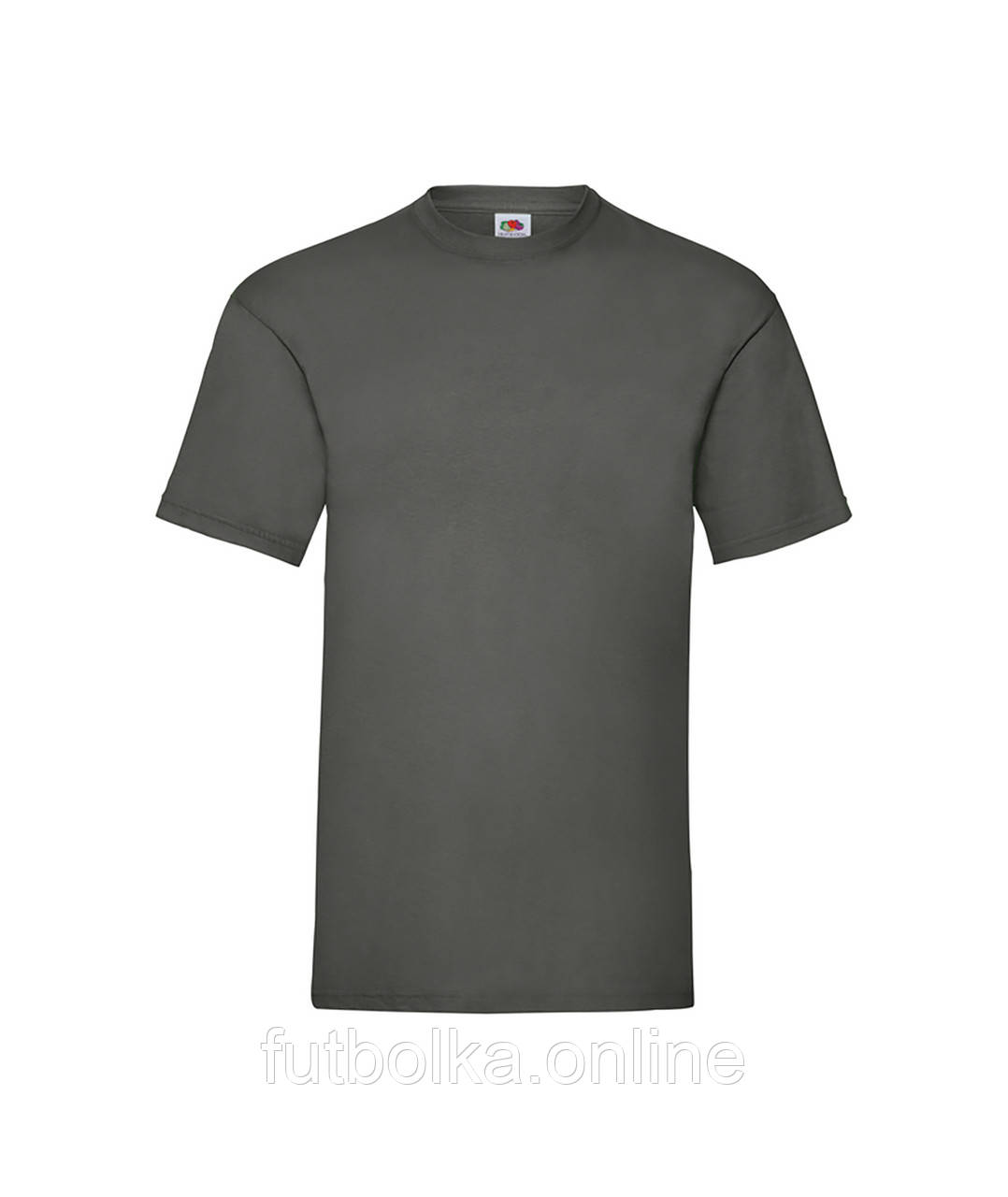 Графітова футболка чоловіча базова ValueWeight Fruit of the loom