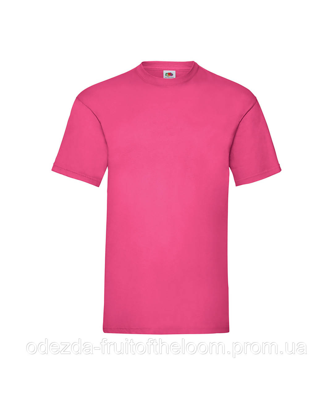 Малинова легка чоловіча футболка батал Original Fruit of the Loom