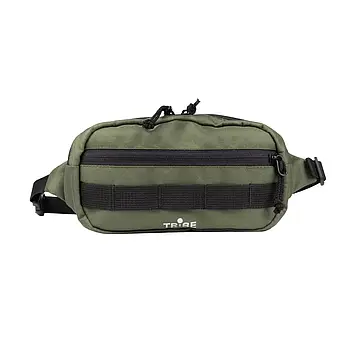 Поясна сумка оливкова з поліуретановим просоченням Tribe Waist bag T-ID-0002