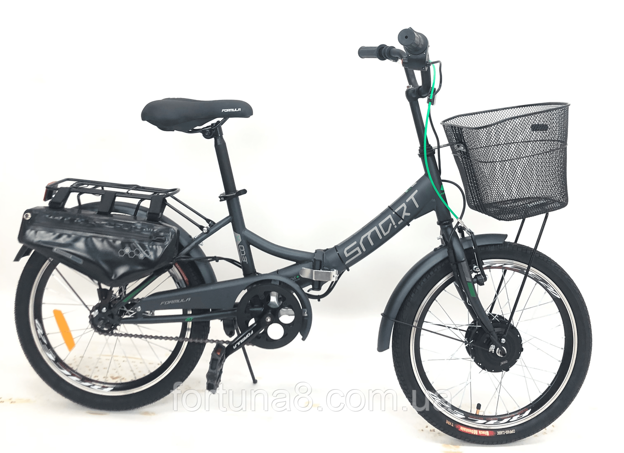 Електровелосипед Crosser Smart 20" (500W 36V 13,2Ah) Матовий чорний