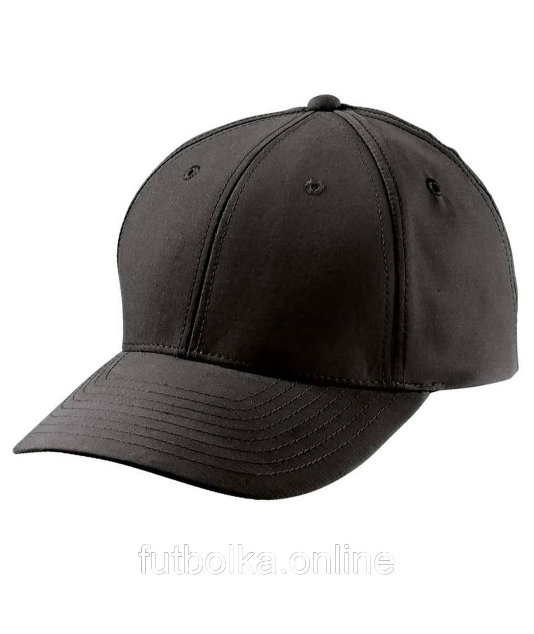 Чорна жіноча кепка без принту 6 Panel Polyester Peach Cap Myrtle Beach