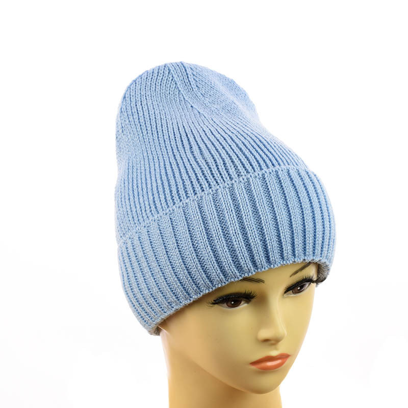 Зимова молодіжна шапка-біні "Софі" блакитний