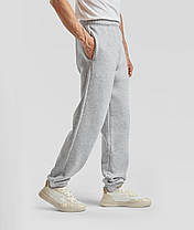 Сіро-Лілові чоловічі спортивні штани з манжетами Lightweight cuffed jog pants Fruit of the loom, фото 6