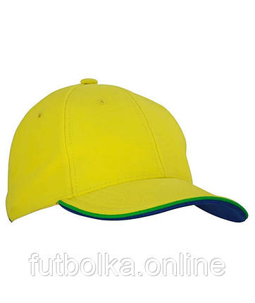 Жовта жіноча кепка легка 6 Panel Double Sandwich Cap Myrtle Beach, фото 1