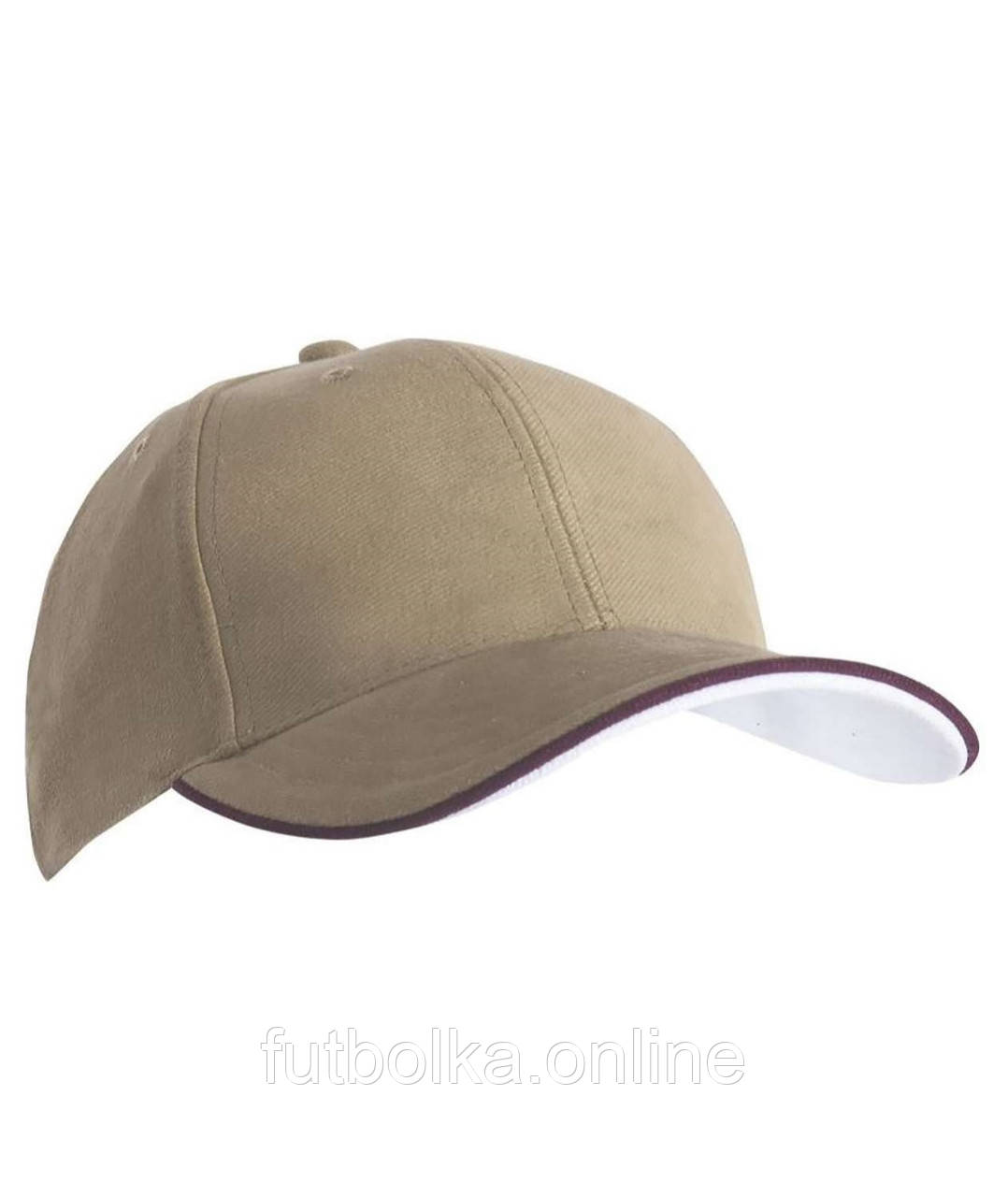 Темна Хакі жіноча кепка легка 6 Panel Double Sandwich Cap Myrtle Beach