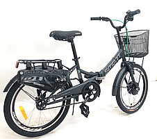 Електровелосипед Crosser Smart 20" (500W 36V 13,2Ah) Матовий чорний, фото 3