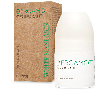 НАТУРАЛЬНИЙ ДЕЗОДОРАНТ АНТИПЕРСПІРАНТ BERGAMOT від CHOICE 50 мл, фото 1