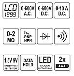 Цифровий Мультиметр YATO (YT-73081), фото 4