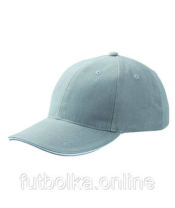 Темно-Сіра кепка жіноча спортивна 6 Panel Sandwich Cap Myrtle Beach, фото 1