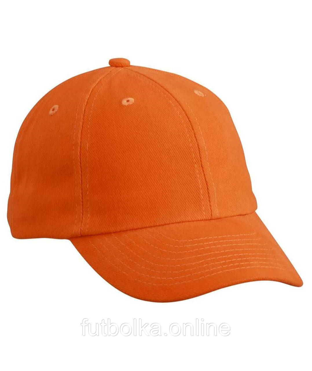 Темно-Помаранчева кепка жіноча без написів 6 Panel Raver Cap Myrtle Beach