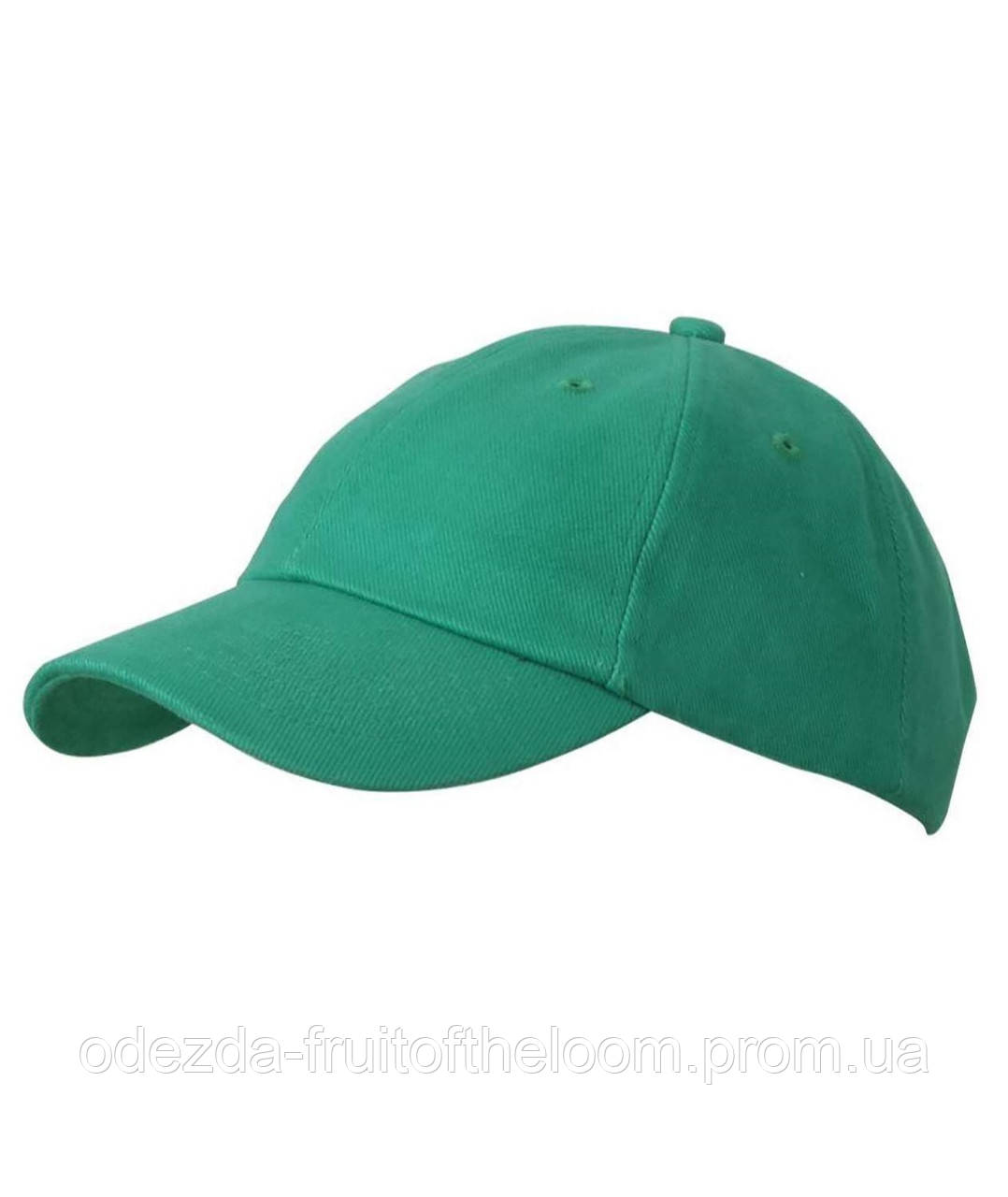 Зелена кепка жіноча без написів 6 Panel Raver Cap Myrtle Beach