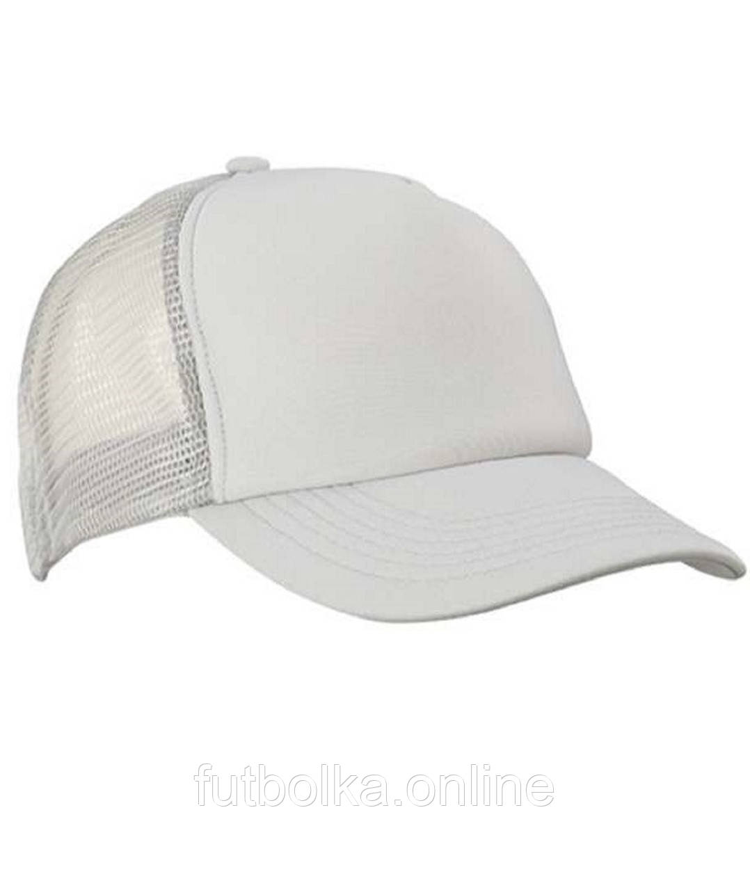 Світло-Сіра жіноча кепка з сіткою 5 Panel Polyester Mesh Cap Myrtle Beach