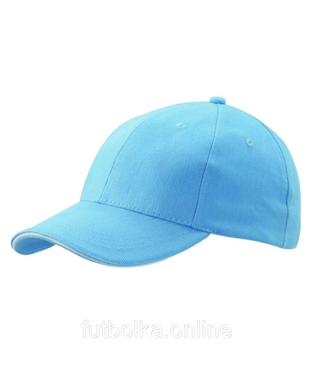 Небесно-Блакитна кепка жіноча спортивна 6 Panel Sandwich Cap Myrtle Beach