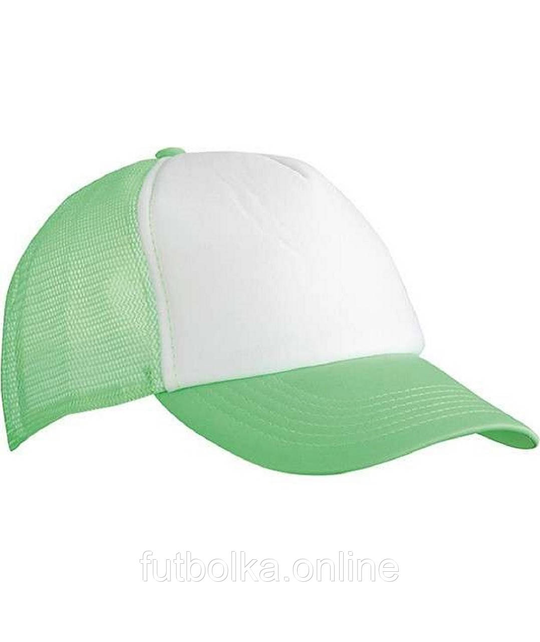 Біла жіноча кепка з сіткою 5 Panel Polyester Mesh Cap Myrtle Beach