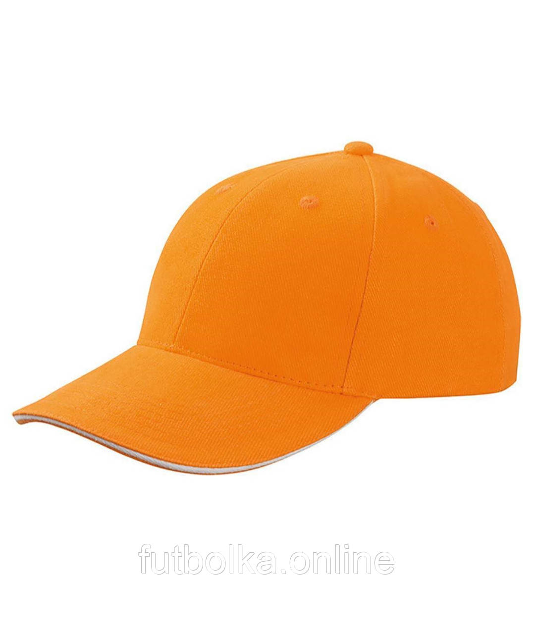 Помаранчева кепка жіноча спортивна 6 Panel Sandwich Cap Myrtle Beach