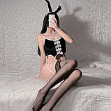 Ігровий костюм зайчика костюм з велюром, ігровий комплект для дорослих ігор, фото 6