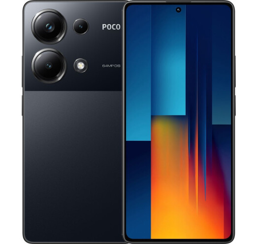 Смартфон Poco M6 Pro 8/256Gb Чорний Смартфон для зйомки в темряві Смартфон з потужною батареєю