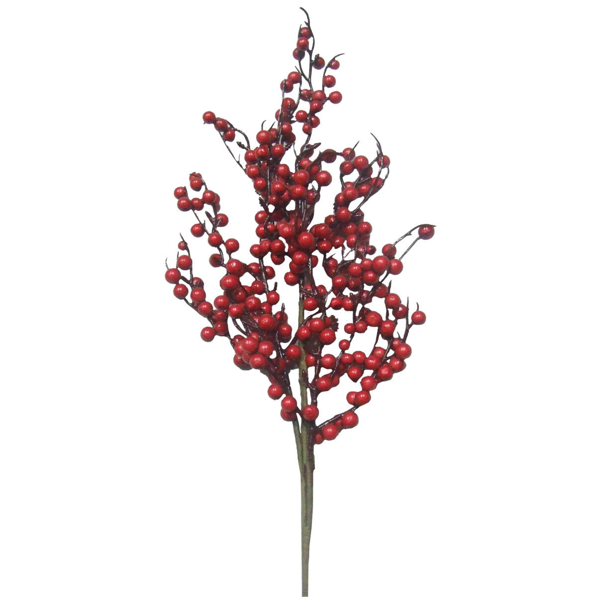 Гілка декоративна Yes! Fun Червоні ягоди,  54 см, фото 1